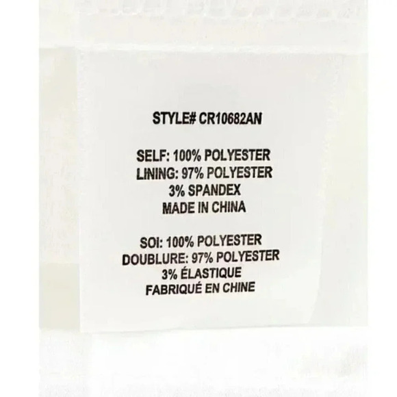 NWT Anthropologie Eva Franco White Textured Asymmetrical Holiday Event Dress 4 - Picture 9 of 9